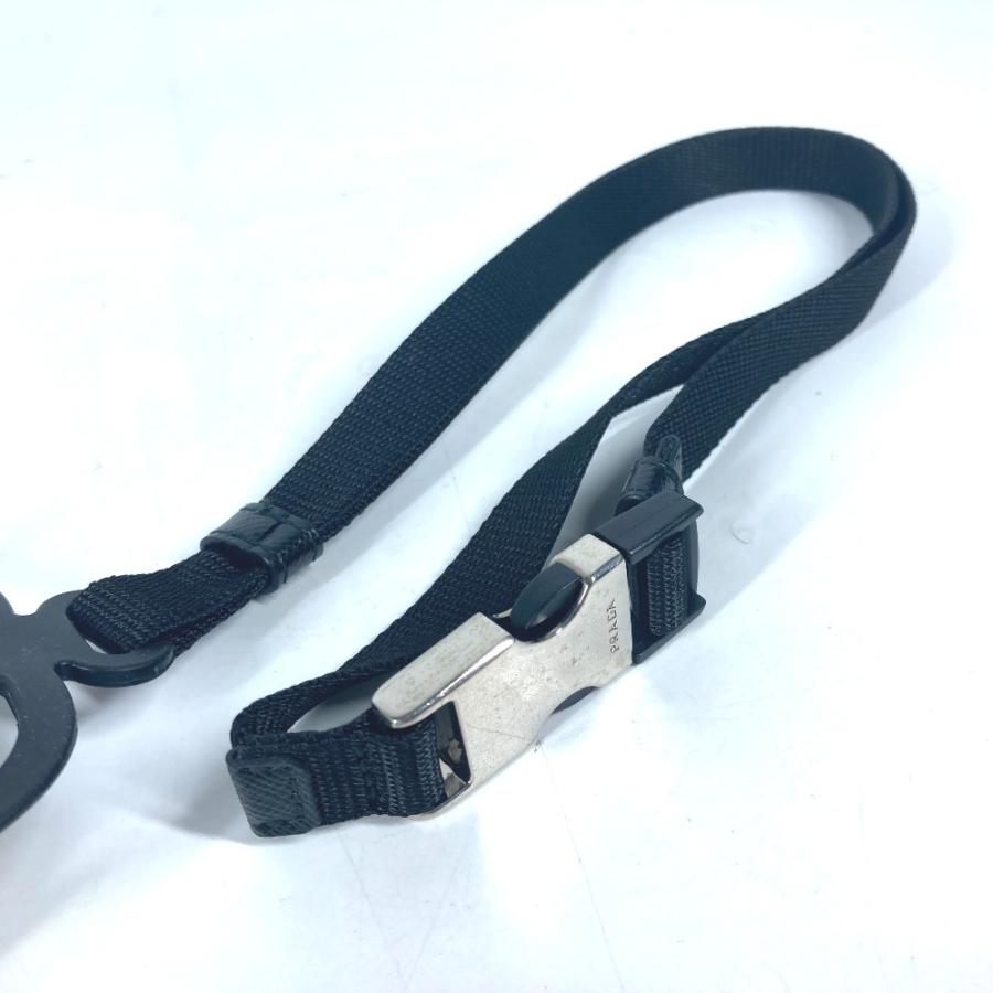 PRADA プラダ スマホケース スマホホルダー ミニポーチ付 ネックストラップ トライアングルロゴ 三角ロゴ プレート iPhoneケース【中古】 | PRADA | 07