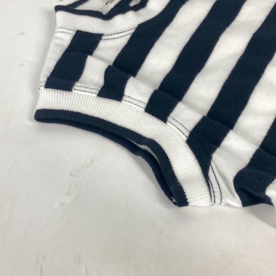 未使用 ARMANI アルマーニ ロンパース ボーダー ベビー 出産祝い トップスその他 ブラック キッズ【中古】 | ARMANI | 05