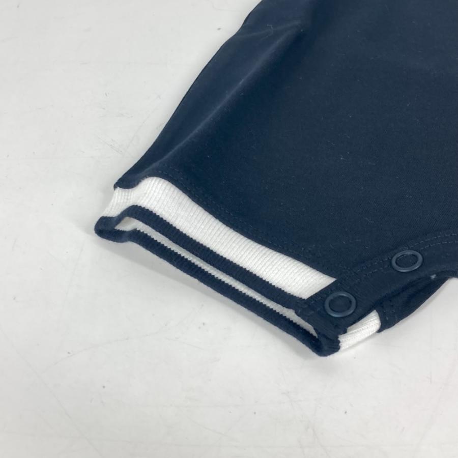 未使用 ARMANI アルマーニ ロンパース ボーダー ベビー 出産祝い トップスその他 ブラック キッズ【中古】 | ARMANI | 07