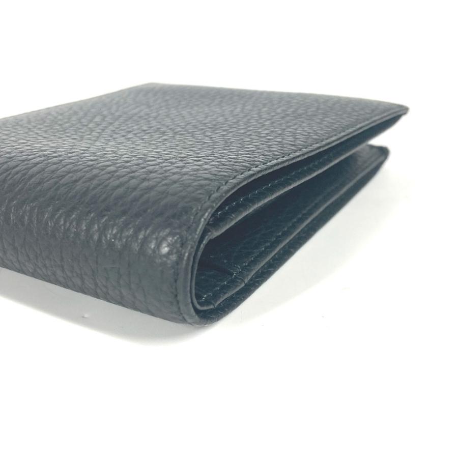 未使用 Dunhill ダンヒル ロゴ コンパクトウォレット 2つ折り財布 ブラック ユニセックス【中古】 | dunhill | 03