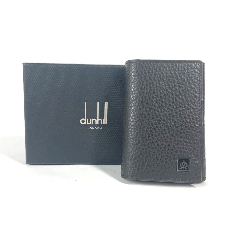 未使用 Dunhill ダンヒル ロゴ 鍵 6連 6P キーケース ダークブラウン メンズ【中古】 | dunhill | 01