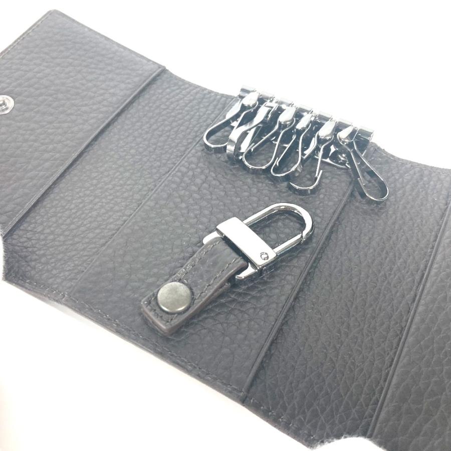 未使用 Dunhill ダンヒル ロゴ 鍵 6連 6P キーケース ダークブラウン メンズ【中古】 | dunhill | 02