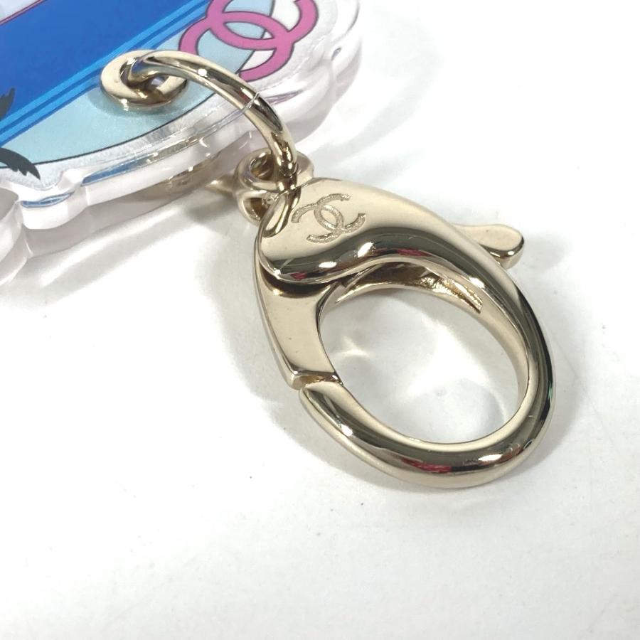 未使用 CHANEL シャネル ABC797 ロゴ CC ココマーク 飛行機 バッグチャーム 24C キーホルダー マルチカラー レディース【中古】 | CHANEL | 05