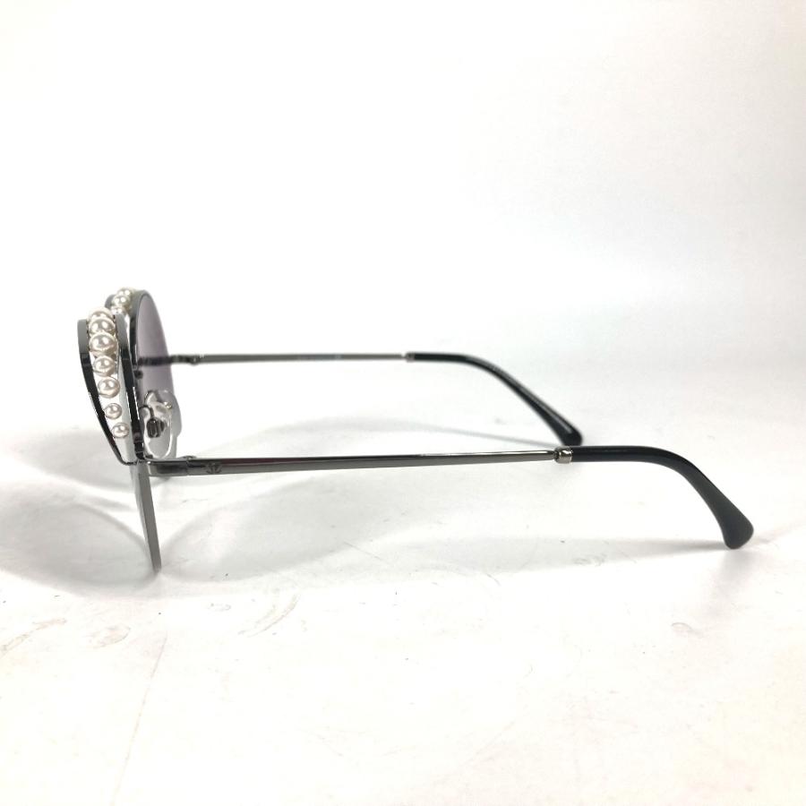 美品 CHANEL シャネル 4234-H CC ココマーク パール 眼鏡 メガネ アイウェア サングラス ブラック レディース【中古】 | CHANEL | 03
