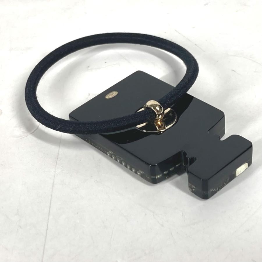 美品 CHANEL シャネル ロゴ 香水瓶デザイン ラインストーン ラメ CC ココマーク ヘアアクセサリー 17A ヘアゴム 【中古】 | CHANEL | 07