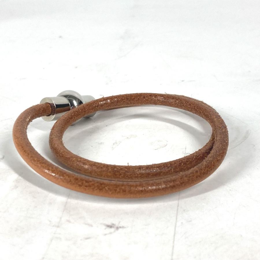 HERMES エルメス 2重ブレスレット アクセサリー チョーカー ブラウン ユニセックス【中古】 | HERMES | 03