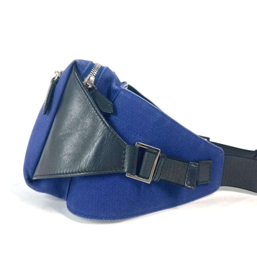 BALENCIAGA バレンシアガ 433625 ロゴ カバン ベルトバッグ ウエストポーチ ボディバッグ ブルー レディース【中古】 | BALENCIAGA | 02