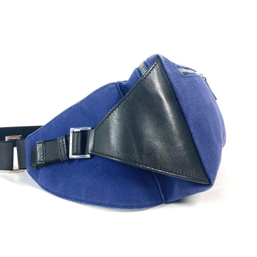 BALENCIAGA バレンシアガ 433625 ロゴ カバン ベルトバッグ ウエストポーチ ボディバッグ ブルー レディース【中古】 | BALENCIAGA | 03