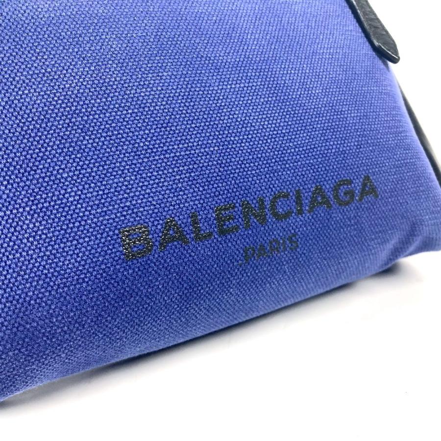 BALENCIAGA バレンシアガ 433625 ロゴ カバン ベルトバッグ ウエストポーチ ボディバッグ ブルー レディース【中古】 | BALENCIAGA | 04