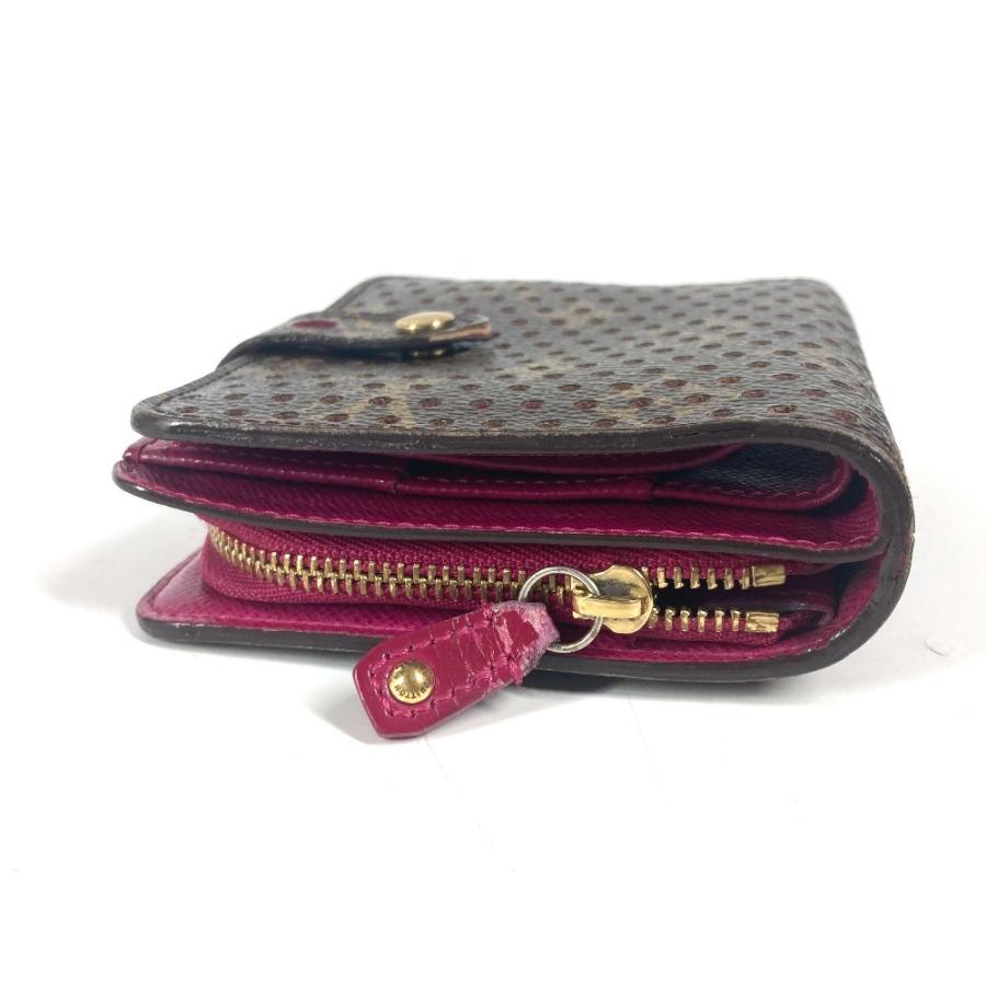 LOUIS VUITTON ルイヴィトン M95188  コンパクトジップ コンパクトウォレット 財布 モノグラムペルフォ 2つ折り財布  フューシャ【中古】 | LOUIS VUITTON | 03