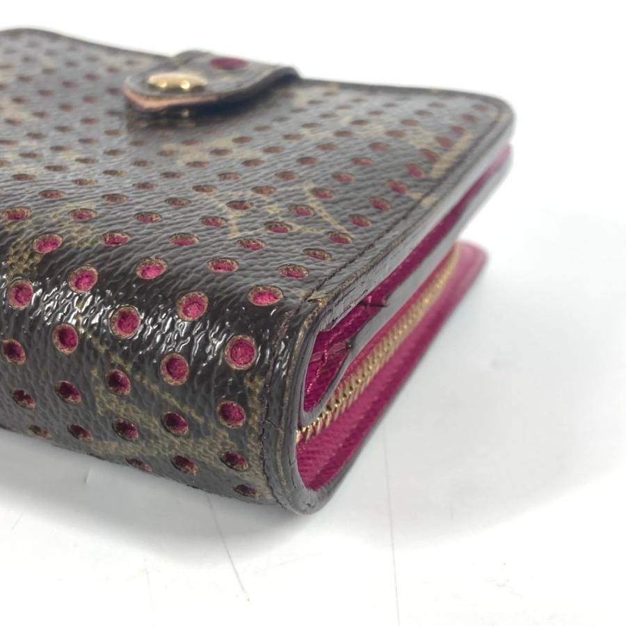 LOUIS VUITTON ルイヴィトン M95188  コンパクトジップ コンパクトウォレット 財布 モノグラムペルフォ 2つ折り財布  フューシャ【中古】 | LOUIS VUITTON | 04