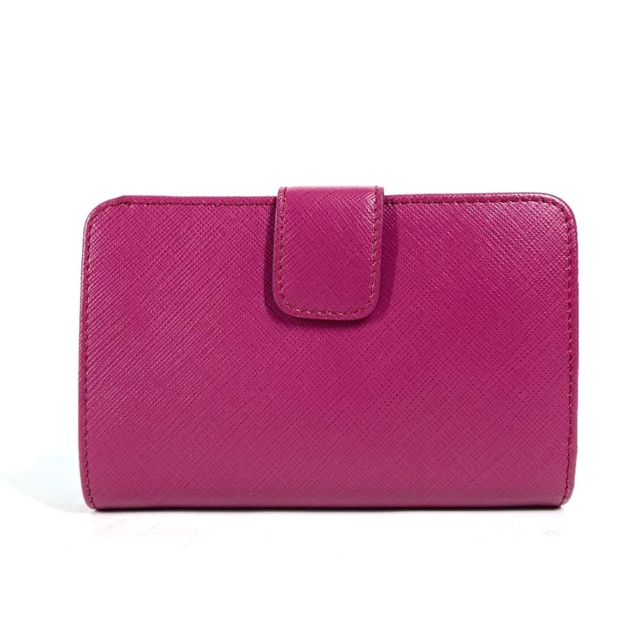 美品 Salvatore Ferragamo サルヴァトーレフェラガモ ロゴ ガンチーニ コンパクトウォレット 2つ折り財布 パープルピンク系【中古】 |  | 01