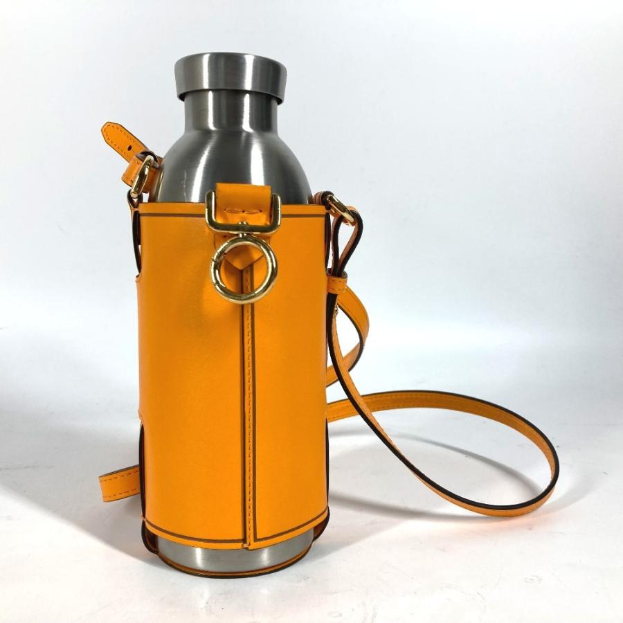 美品 FENDI フェンディ 7AR972 ウォーターボトル 水筒 ロゴ ボトルケース付き  24BOTTLES タンブラー オレンジ ユニセックス【中古】 | FENDI | 01