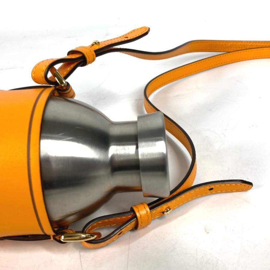 美品 FENDI フェンディ 7AR972 ウォーターボトル 水筒 ロゴ ボトルケース付き  24BOTTLES タンブラー オレンジ ユニセックス【中古】 | FENDI | 05