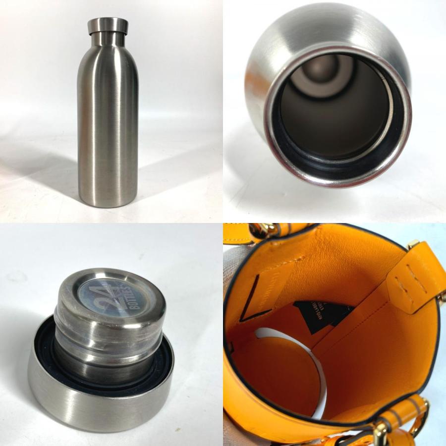 美品 FENDI フェンディ 7AR972 ウォーターボトル 水筒 ロゴ ボトルケース付き  24BOTTLES タンブラー オレンジ ユニセックス【中古】 | FENDI | 08