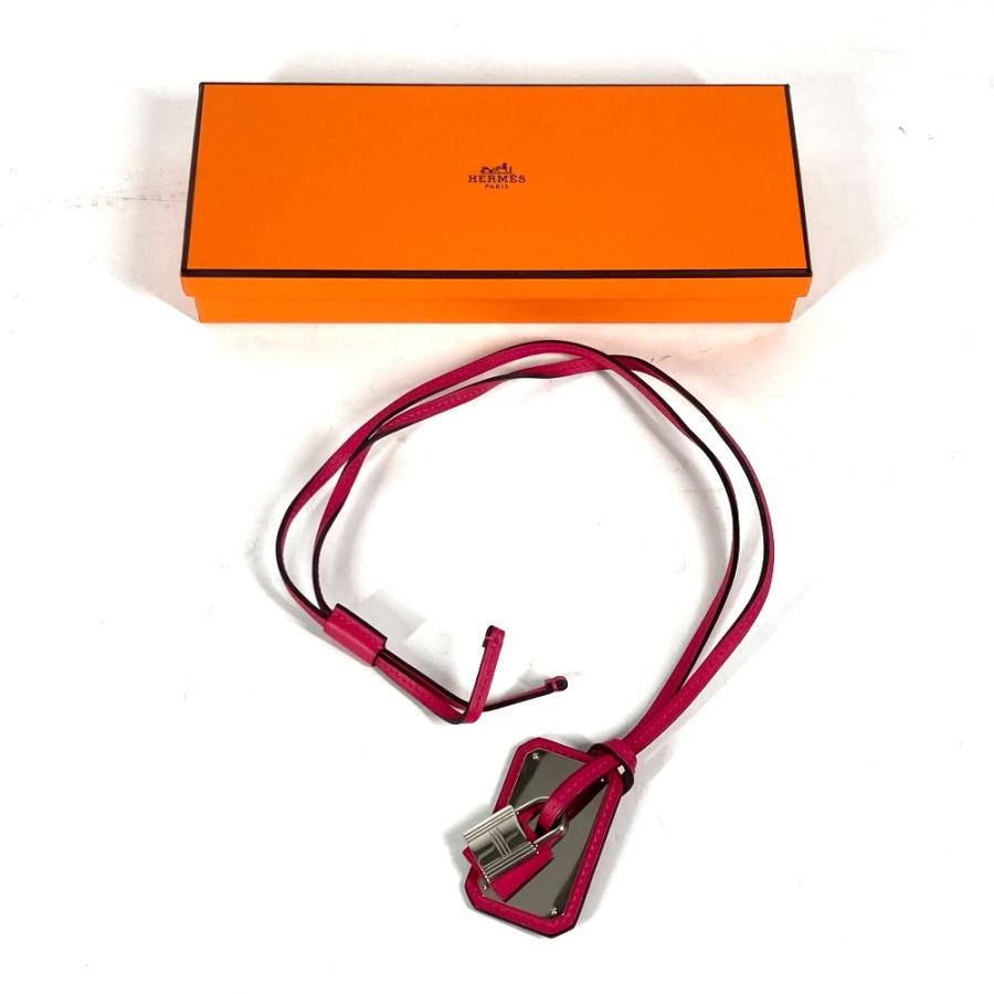 美品 HERMES エルメス オーケリーGM アクセサリー ロングネックレス ネックレス ローズメキシコ ピンク レディース【中古】 | HERMES | 08