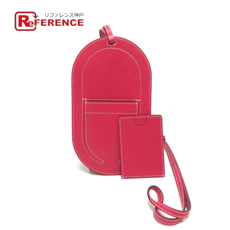 美品 HERMES エルメス インザループ トゥーゴーGM ポーチ ショルダーバッグ スマホケース iPhoneケース ピンク レディース【中古】 | HERMES