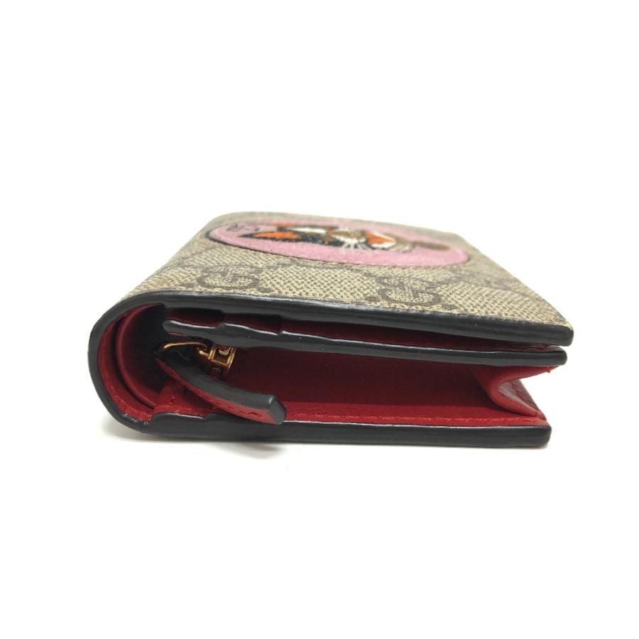 GUCCI グッチ 506277   ボスコ BOSCO  財布 ウォレット  コンパクト財布 GGスプリーム 2つ折り財布 ベージュ レディース【中古】 | GUCCI | 03