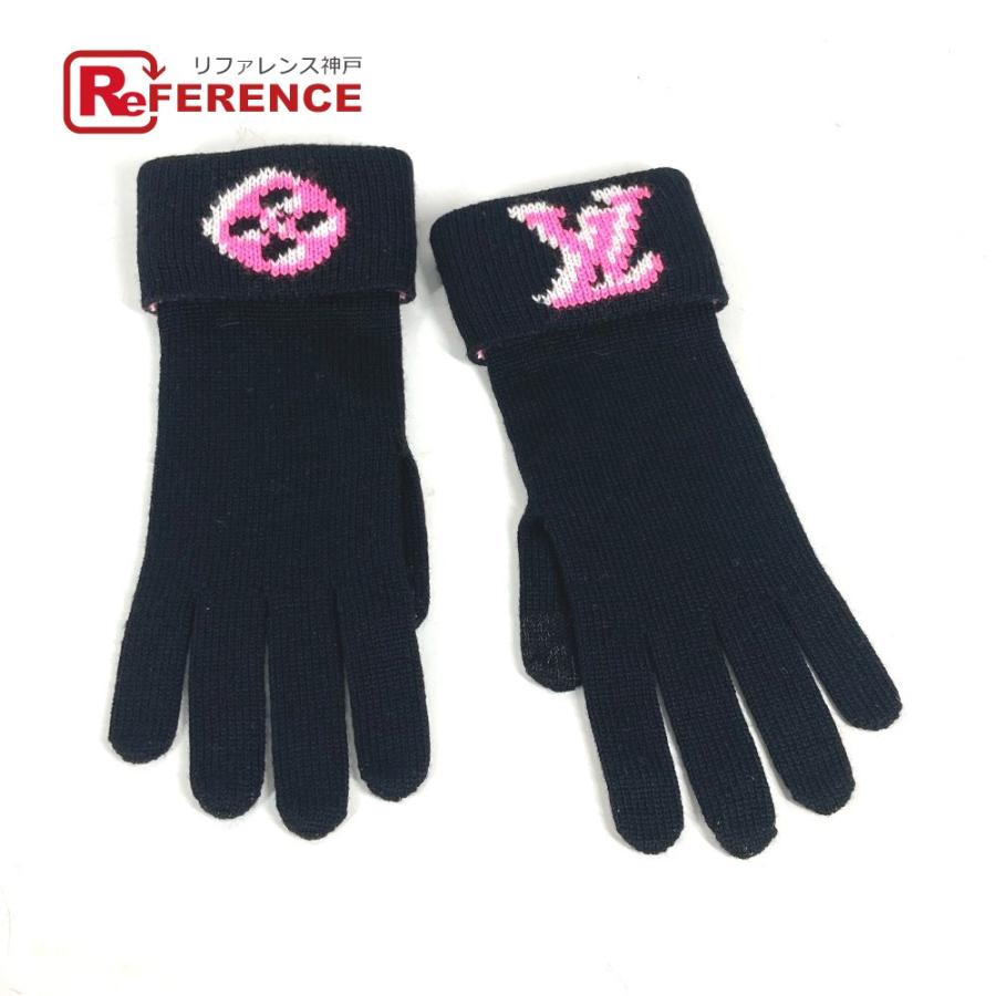 LOUIS VUITTON 美品 ルイヴィトン M76451 ゴン 3D モノグラム グローブ