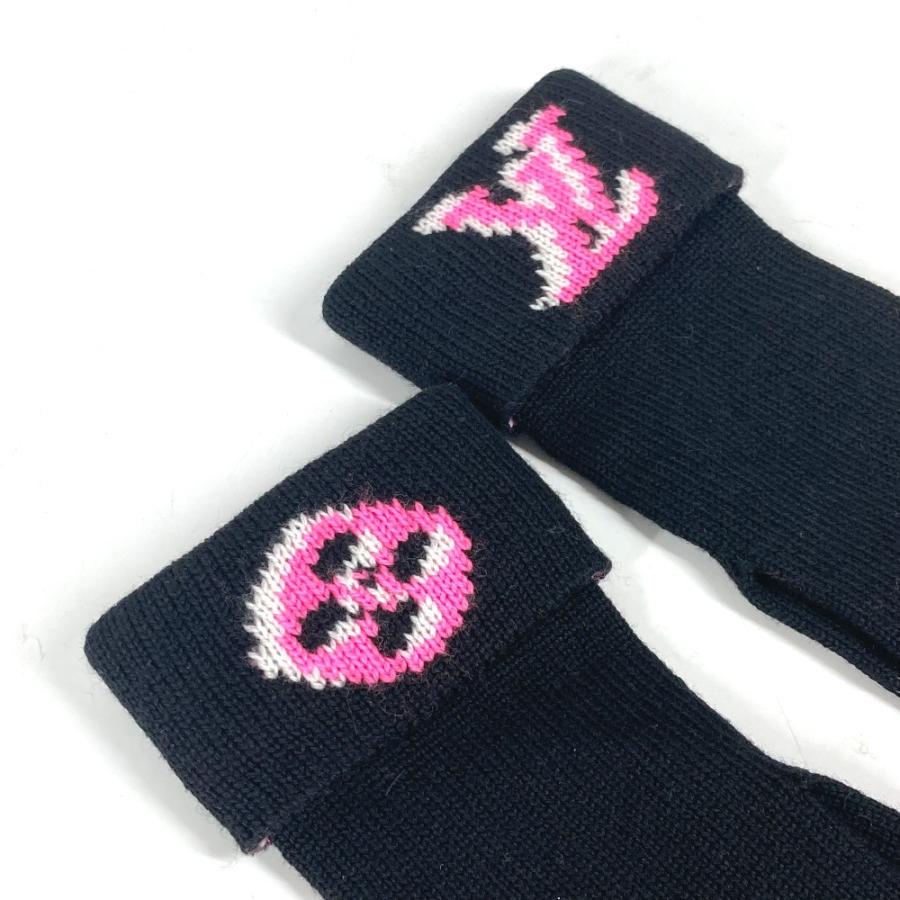 LOUIS VUITTON 美品 ルイヴィトン M76451 ゴン 3D モノグラム グローブ