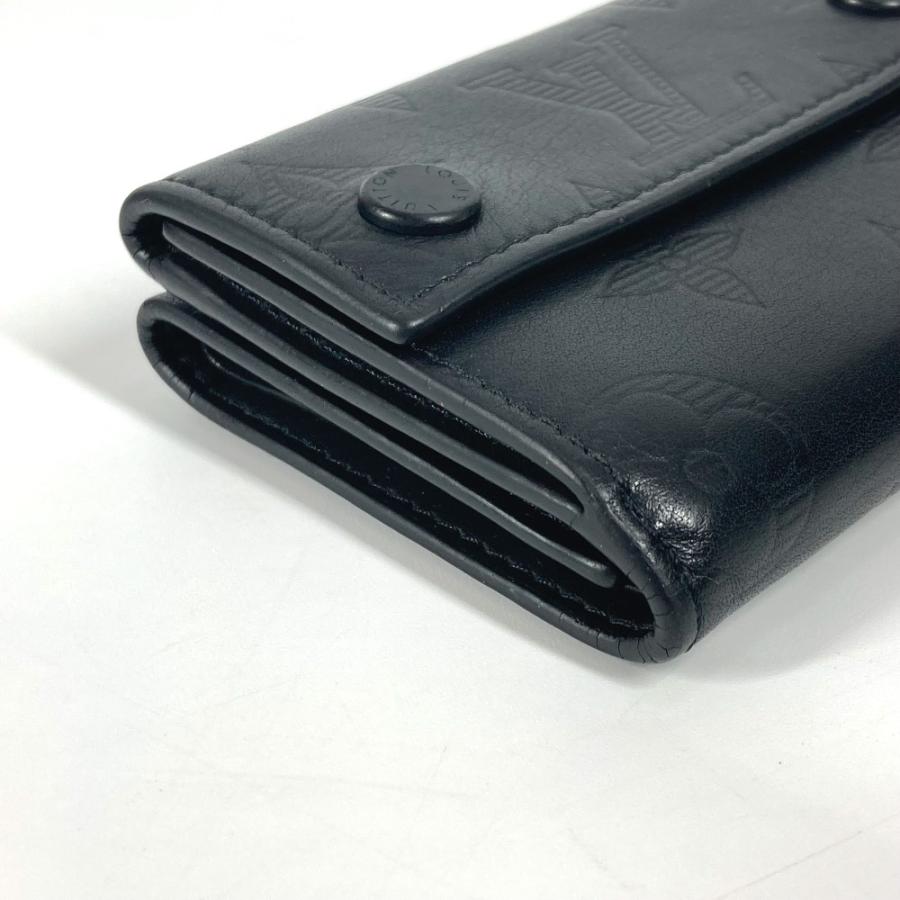 LOUIS VUITTON ルイヴィトン M67631 ディスカバリー コンパクトウォレット モノグラムシャドウ 3つ折り財布 ノワール ブラック【中古】 | LOUIS VUITTON | 04