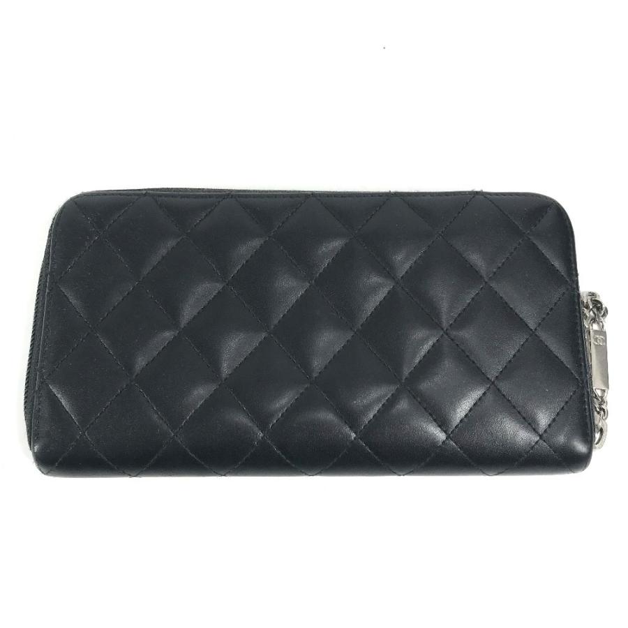 CHANEL シャネル A50078 ロングウォレット ラウンドファスナー ヴィンテージシャネル Vintage Chanel カンボンライン 長財布 【中古】 | CHANEL | 01