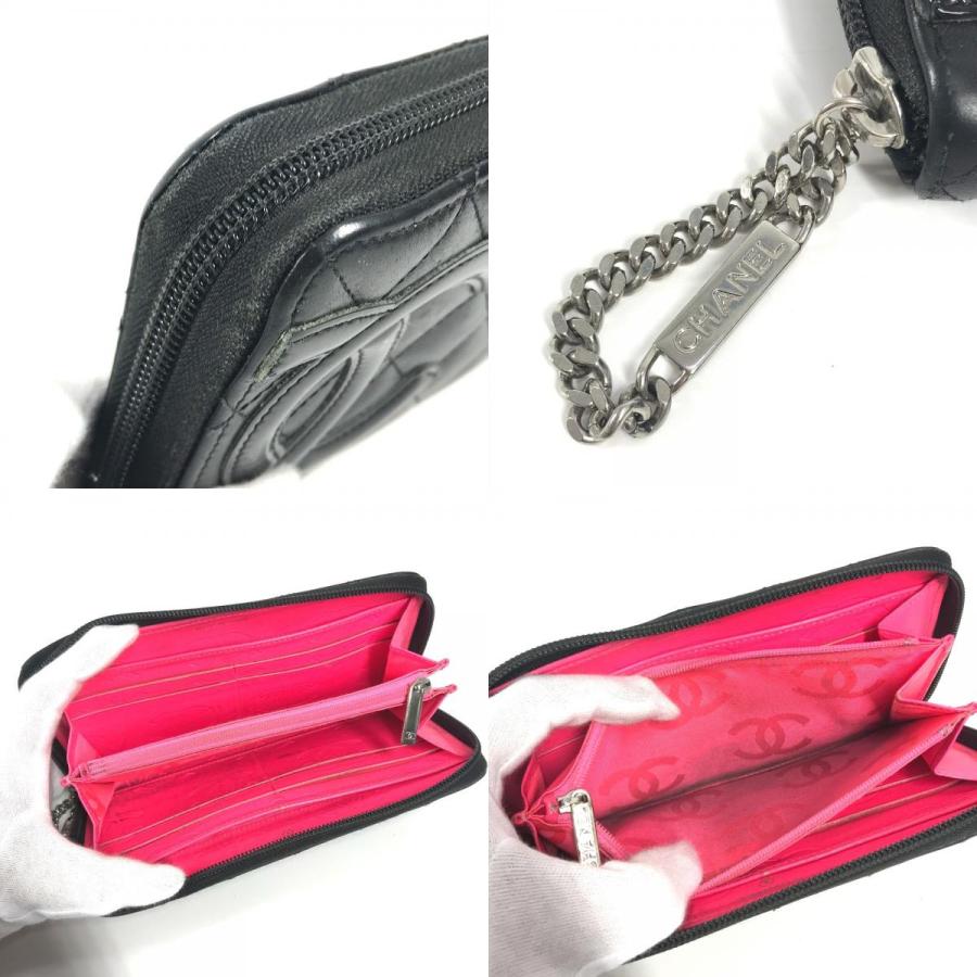 CHANEL シャネル A50078 ロングウォレット ラウンドファスナー ヴィンテージシャネル Vintage Chanel カンボンライン 長財布 【中古】 | CHANEL | 07