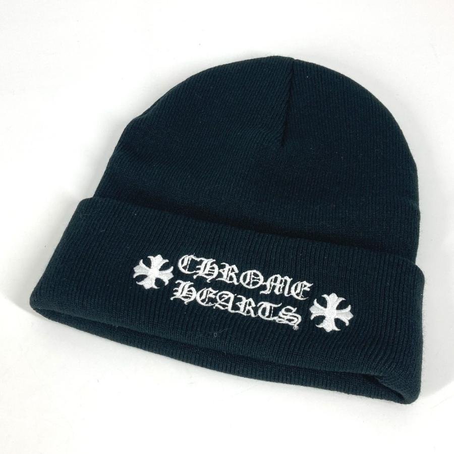 未使用 CHROME HEARTS クロムハーツ WATCH CAP ワッチキャップ ビーニー 帽子 ニット帽 ニットキャップ バイカラー ニット帽【中古】 |  | 06