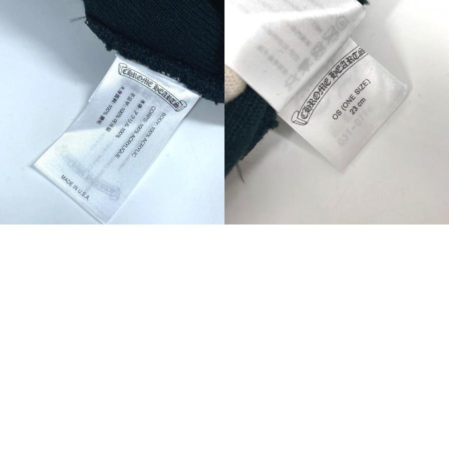 未使用 CHROME HEARTS クロムハーツ WATCH CAP ワッチキャップ ビーニー 帽子 ニット帽 ニットキャップ バイカラー ニット帽【中古】 |  | 09
