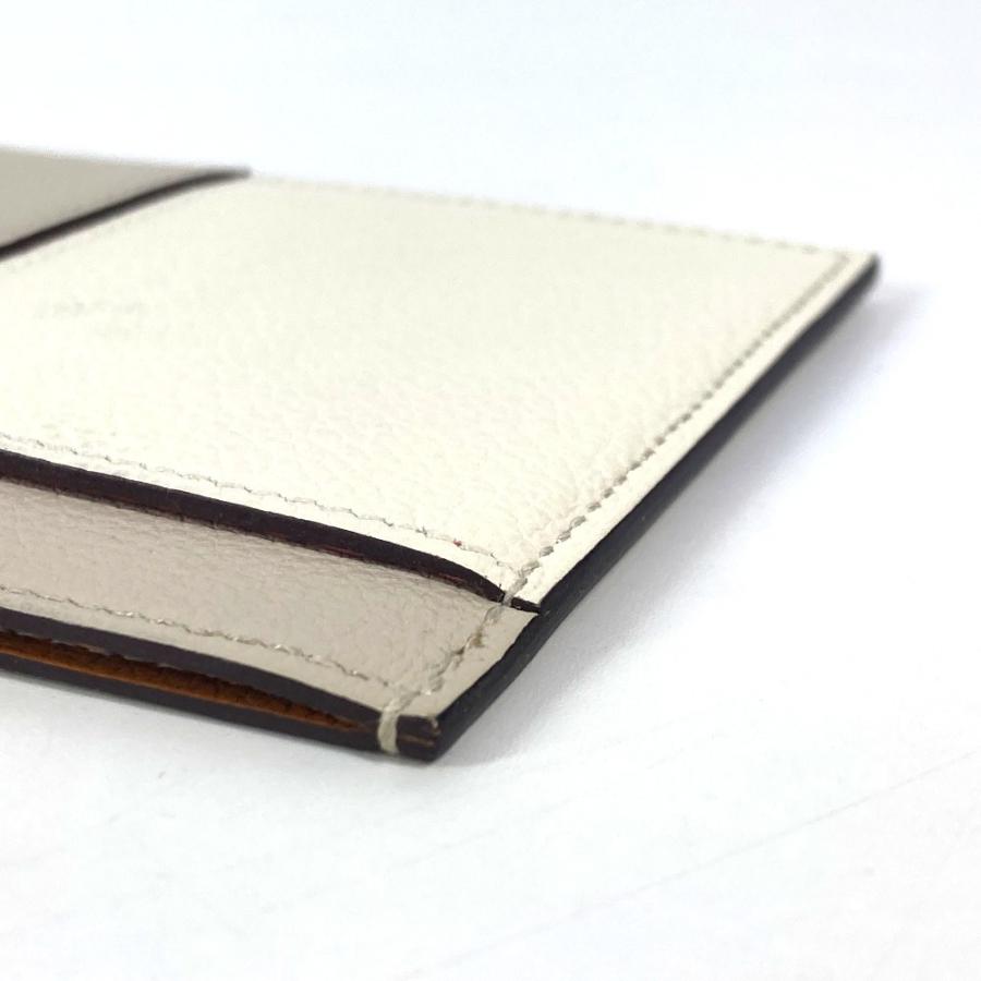 美品 HERMES エルメス ネクト 名刺入れ パスケース バイカラー カードケース ホワイト ユニセックス【中古】 | HERMES | 05