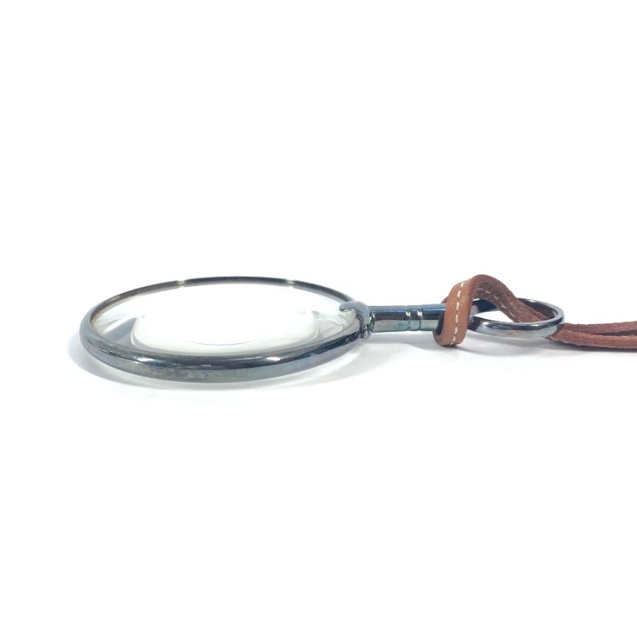 HERMES エルメス ルーペ アクセサリー 革紐 ネックレス ブラウン ユニセックス【中古】 | HERMES | 04