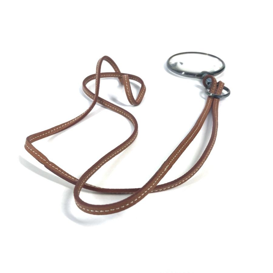 HERMES エルメス ルーペ アクセサリー 革紐 ネックレス ブラウン ユニセックス【中古】 | HERMES | 07