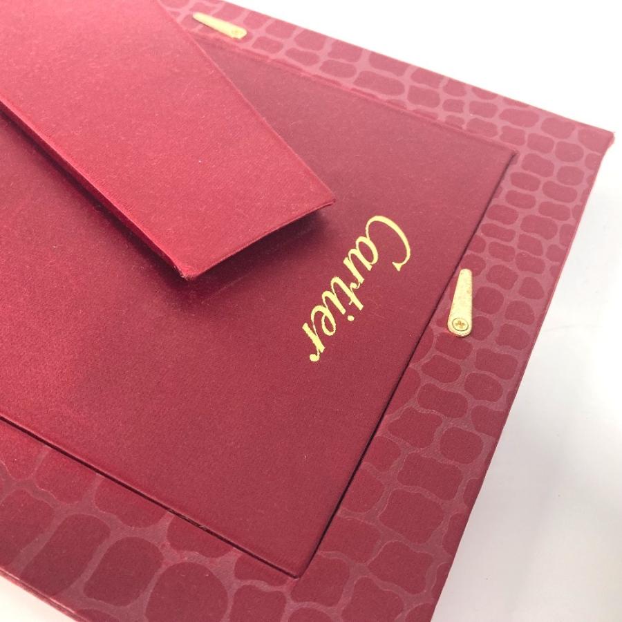 美品 CARTIER カルティエ ロゴ 写真立て フォトスタンド インテリア フォトフレーム レッド ユニセックス【中古】 | Cartier | 02