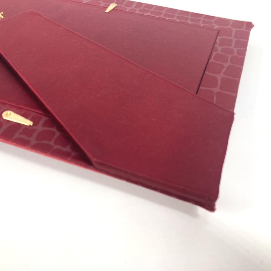 美品 CARTIER カルティエ ロゴ 写真立て フォトスタンド インテリア フォトフレーム レッド ユニセックス【中古】 | Cartier | 04