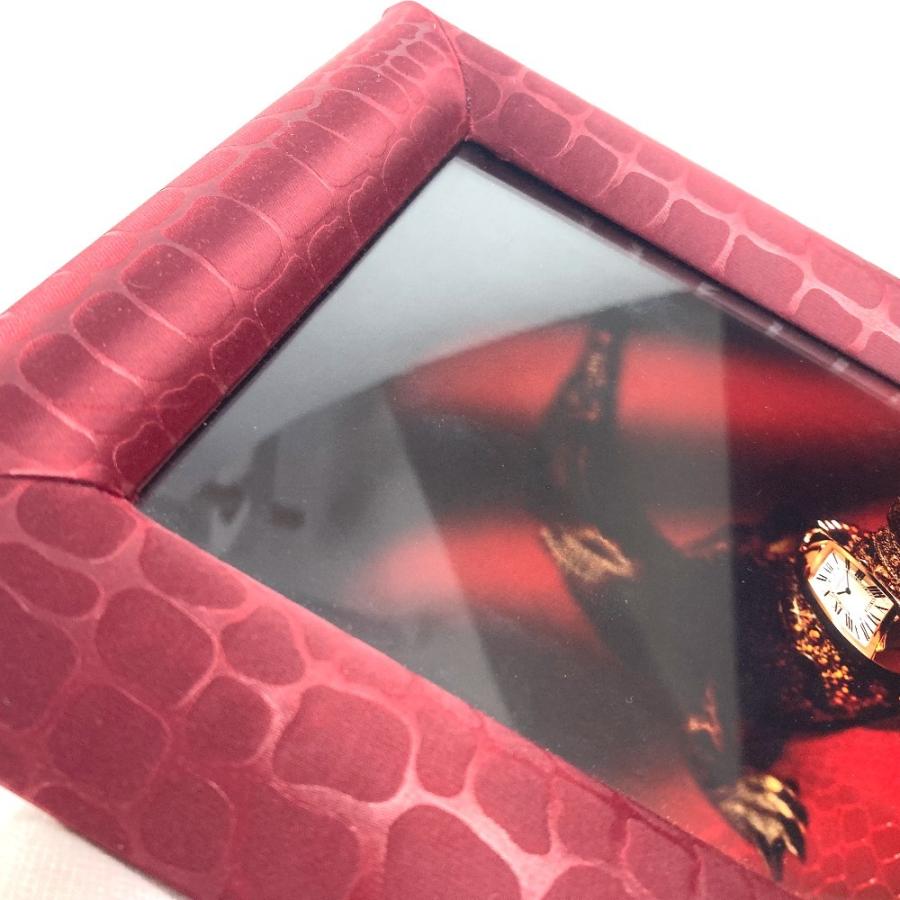 美品 CARTIER カルティエ ロゴ 写真立て フォトスタンド インテリア フォトフレーム レッド ユニセックス【中古】 | Cartier | 06