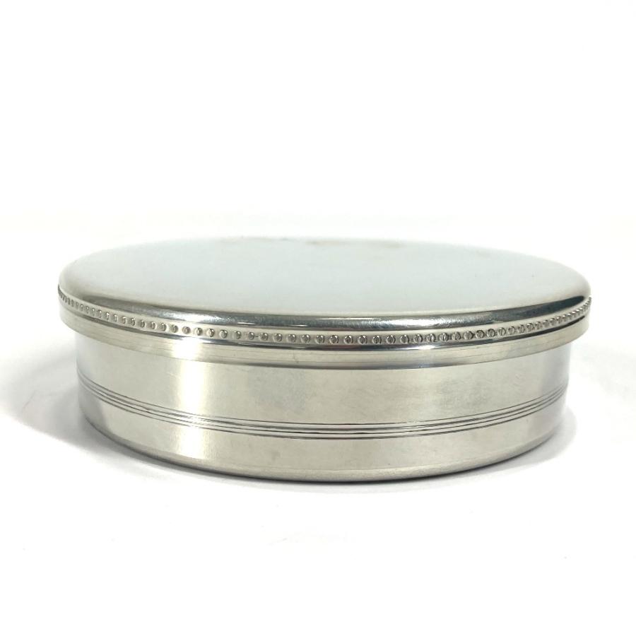 TIFFANY&Co. ティファニー ロゴ ラウンド ポーチ インテリア マルチケース 小物入れ シルバー レディース【中古】 | TIFFANY&Co. | 01