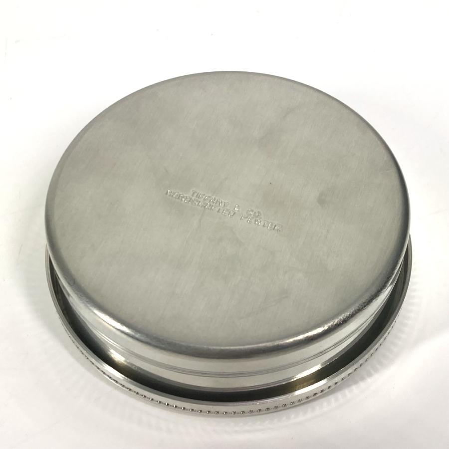 TIFFANY&Co. ティファニー ロゴ ラウンド ポーチ インテリア マルチケース 小物入れ シルバー レディース【中古】 | TIFFANY&Co. | 02