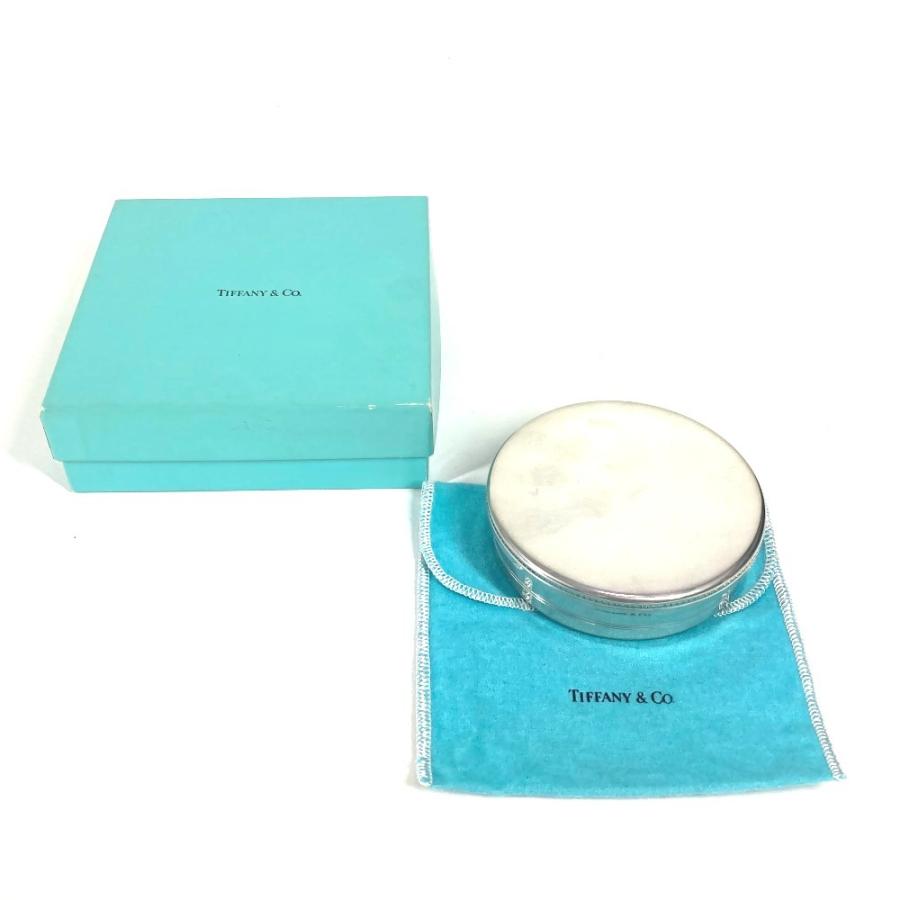 TIFFANY&Co. ティファニー ロゴ ラウンド ポーチ インテリア マルチケース 小物入れ シルバー レディース【中古】 | TIFFANY&Co. | 05