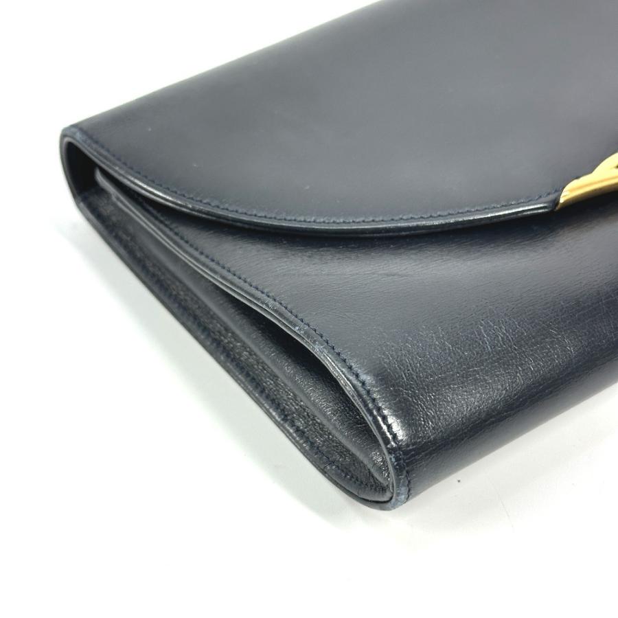 CARTIER カルティエ サファイアライン カバン ポーチ  ヴィンテージ クラッチバッグ ネイビー ユニセックス【中古】 | Cartier | 04