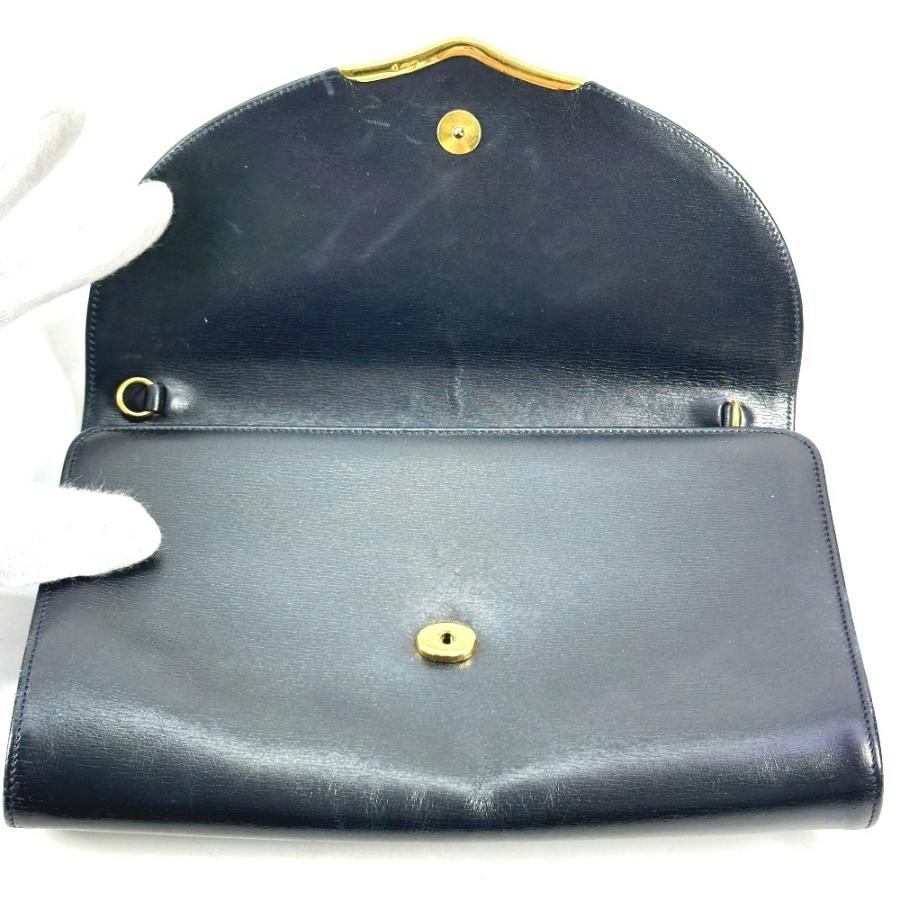 CARTIER カルティエ サファイアライン カバン ポーチ  ヴィンテージ クラッチバッグ ネイビー ユニセックス【中古】 | Cartier | 06