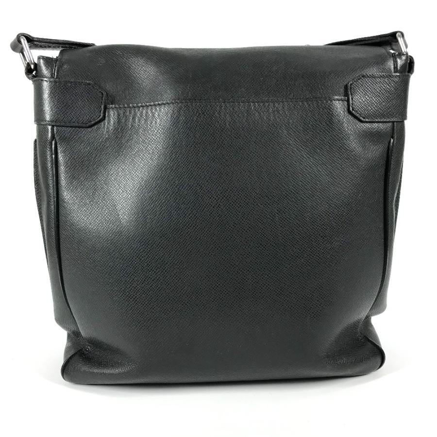 LOUIS VUITTON ルイヴィトン M32702 ミロ カバン 斜め掛け フラップ メッセンジャーバッグ タイガ ショルダーバッグ  ブラック 【中古】 | LOUIS VUITTON | 01