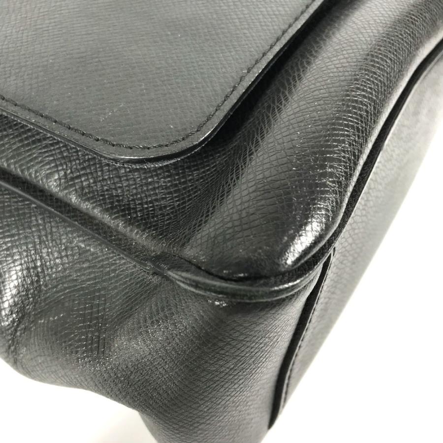 LOUIS VUITTON ルイヴィトン M32702 ミロ カバン 斜め掛け フラップ メッセンジャーバッグ タイガ ショルダーバッグ  ブラック 【中古】 | LOUIS VUITTON | 05