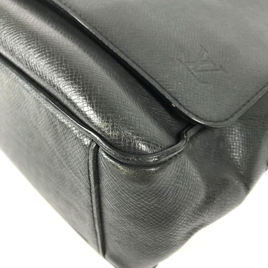 LOUIS VUITTON ルイヴィトン M32702 ミロ カバン 斜め掛け フラップ メッセンジャーバッグ タイガ ショルダーバッグ  ブラック 【中古】 | LOUIS VUITTON | 06