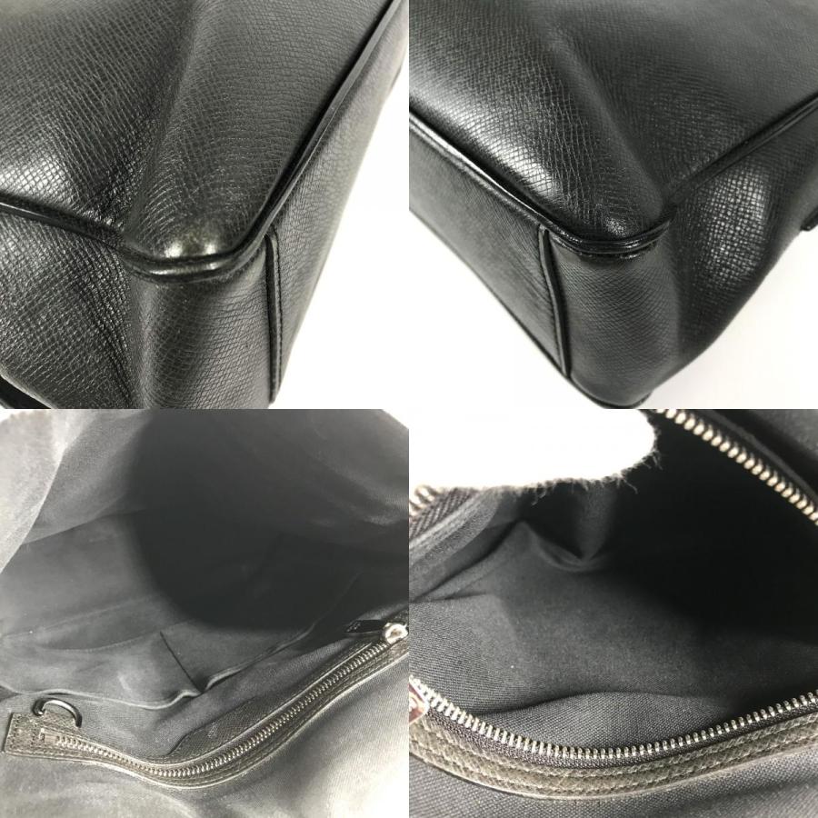 LOUIS VUITTON ルイヴィトン M32702 ミロ カバン 斜め掛け フラップ メッセンジャーバッグ タイガ ショルダーバッグ  ブラック 【中古】 | LOUIS VUITTON | 07