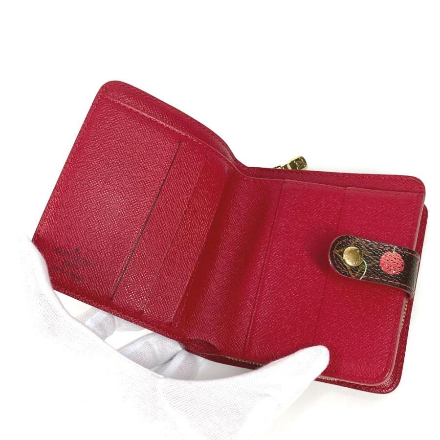 LOUIS VUITTON ルイヴィトン M95005 コンパクトジップ コンパクトウォレット モノグラムチェリー 村上隆 2つ折り財布 【中古】 | LOUIS VUITTON | 07