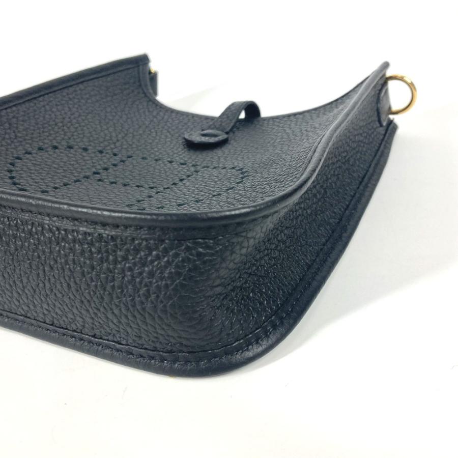 未使用 HERMES エルメス エブリンTPM アマゾーヌ 斜め掛け ポシェット カバン ロング ショルダーバッグ ノワール ブラック【中古】 | HERMES | 06