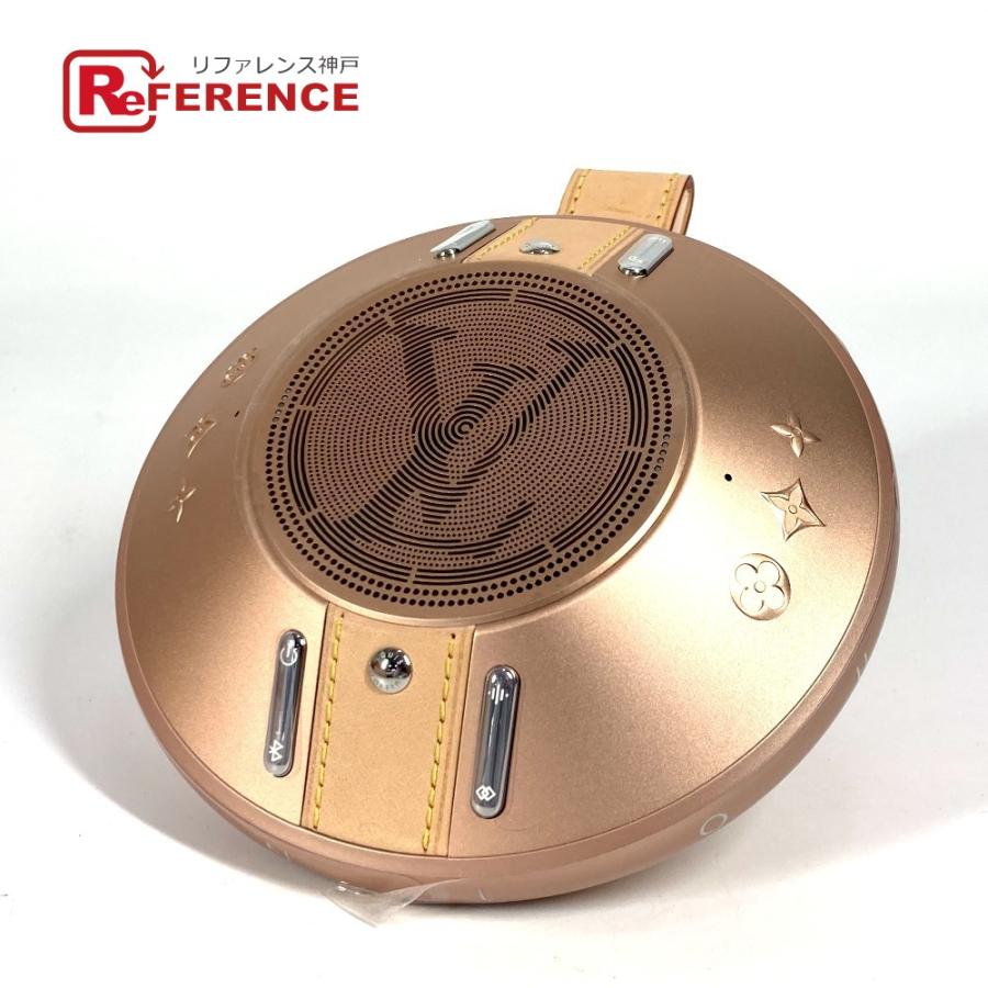未使用 LOUIS VUITTON ルイヴィトン QAE020 LV ナノグラム・スピーカー コッパー インテリア オーディオ 雑貨 ピンクベージュ系 【中古】 | LOUIS VUITTON