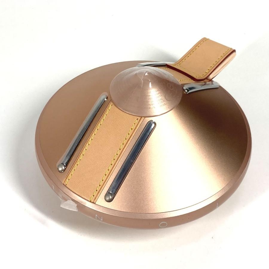 未使用 LOUIS VUITTON ルイヴィトン QAE020 LV ナノグラム・スピーカー コッパー インテリア オーディオ 雑貨 ピンクベージュ系 【中古】