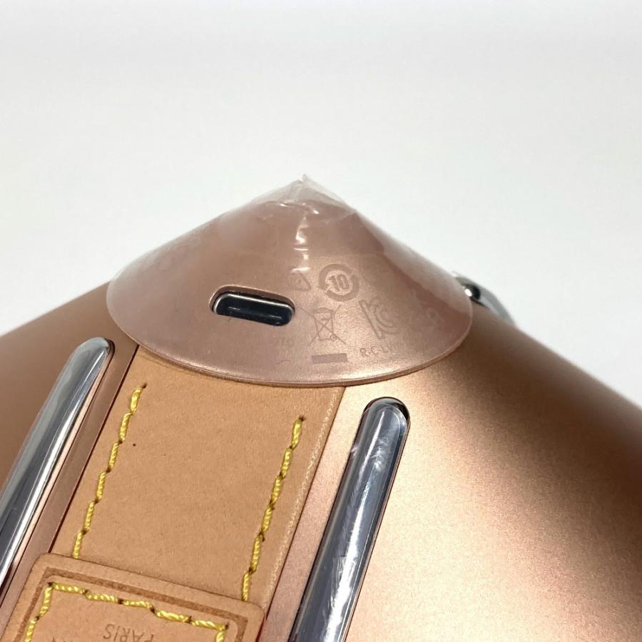 未使用 LOUIS VUITTON ルイヴィトン QAE020 LV ナノグラム・スピーカー コッパー インテリア オーディオ 雑貨 ピンクベージュ系 【中古】