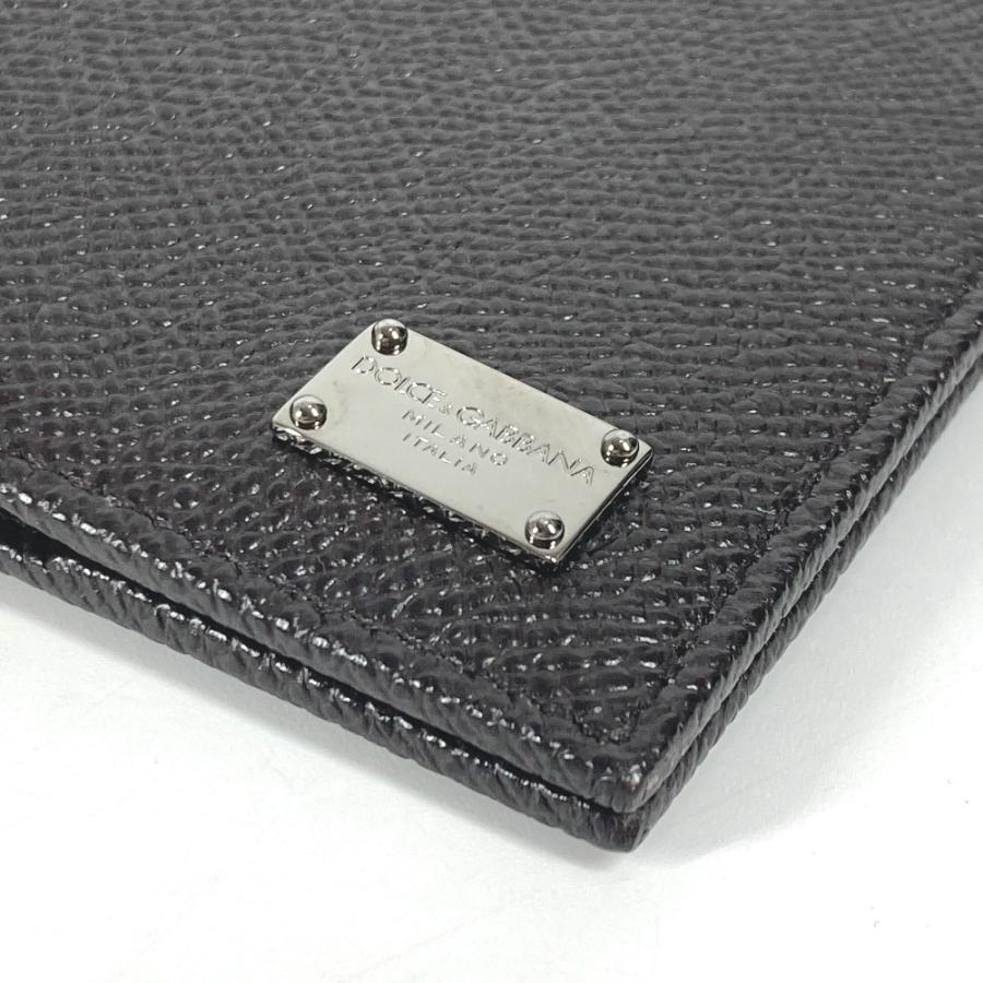 未使用 DOLCE&GABBANA ドルガバ ロゴ 2つ折り パスポートカバー ステーショナリー パスポートケース ブラウン ユニセックス【中古】 |  | 06